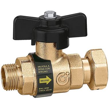 12334400 - ventil kulový BALLSTOP CALEFFI