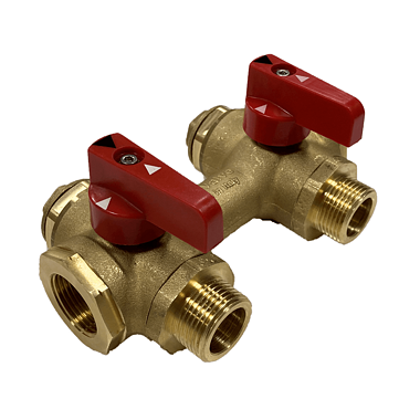 PINTOSSI sestava s obtokovými ventily BRZ - 3/4"