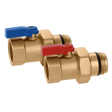 391066 CALEFFI sada uzavíracích ventilů - 1"