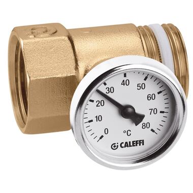 CALEFFI šroubení s teploměrem 1" - 392600