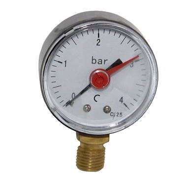 Manometr 50mm 0-4bar 1/4"