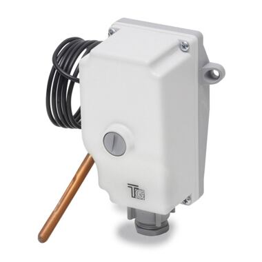 TG termostat kapilárový s nastavitelnou teplotou 70-110°C (komínový)