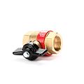 360° fotografie CALEFFI ball valve 3/4" with flap