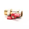 360° fotografie DNK ball valve with 3/4" screw connection