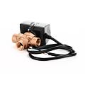 360° fotografie HONEYWELL three-way valve with 230V electric motor with 6 wires