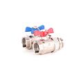 360° fotografie EUROTHEX ball valves 3/4" (blue-red)