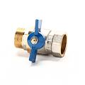 360° fotografie DNK ball valve MF 3/4" blue