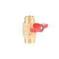 360° fotografie PINTOSSI ball valve straight - red - 3/4"